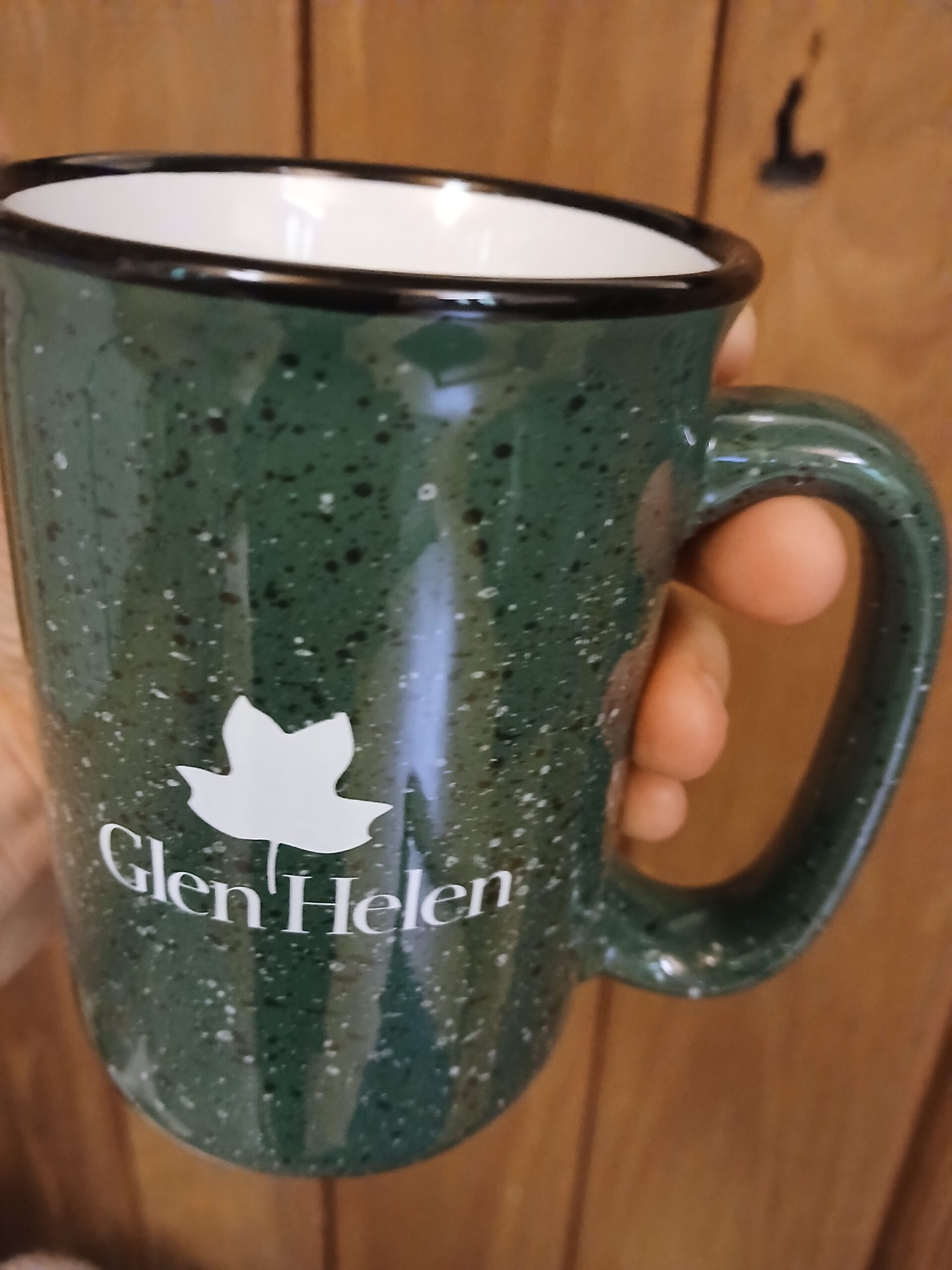 Grinnell Mill B&B- Tall Green Campfire Mug GHA